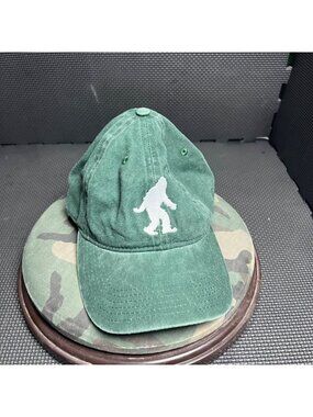 Bigfoot Embroidered Green Baseball Cap Adjustable Strapback Unisex Cotton Dad Ha